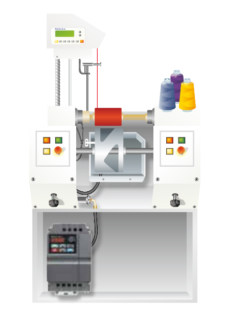 5.5KW變頻器 VFD055E43A-M的應(yīng)用于繞線機(jī)